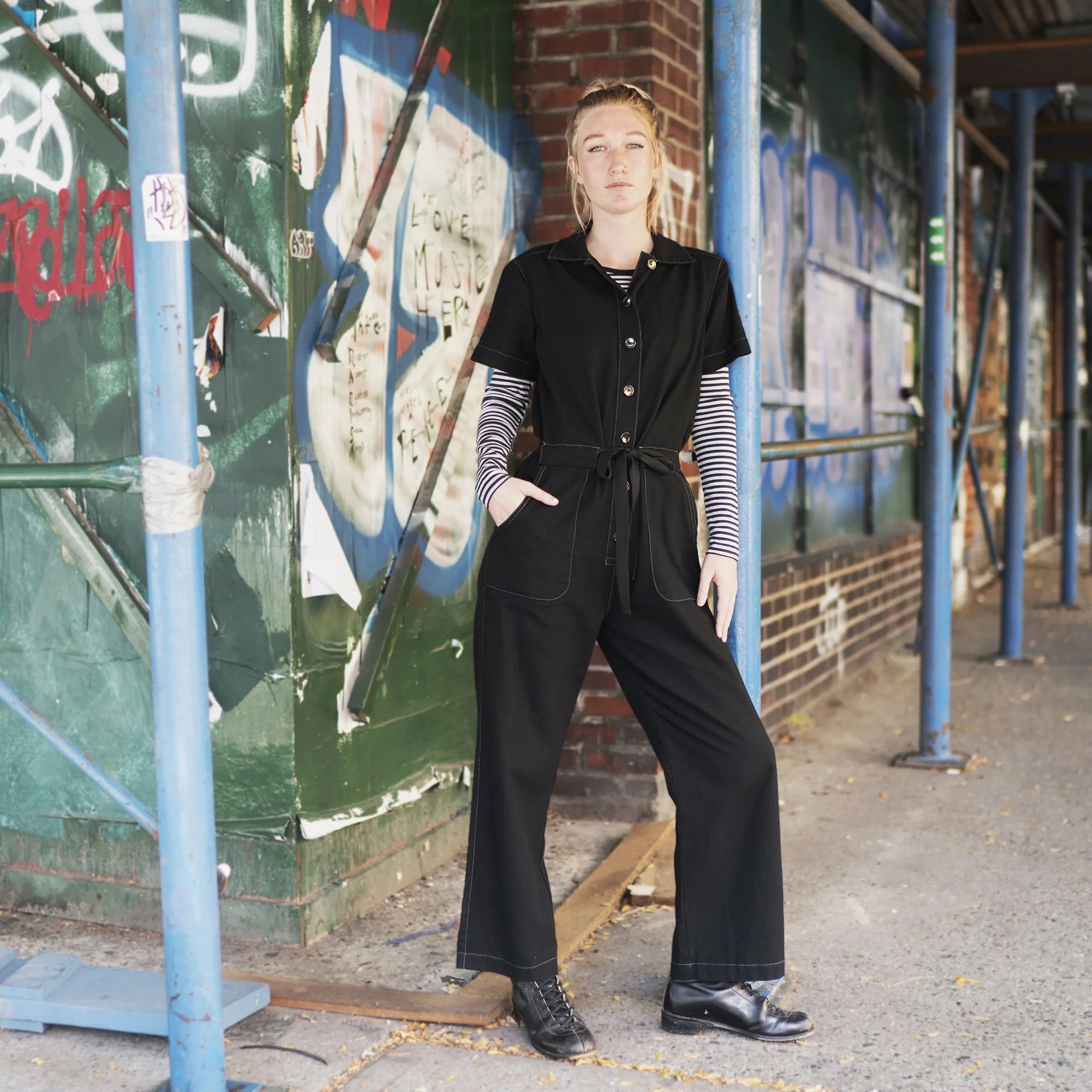 Short Sleeve Jumpsuit